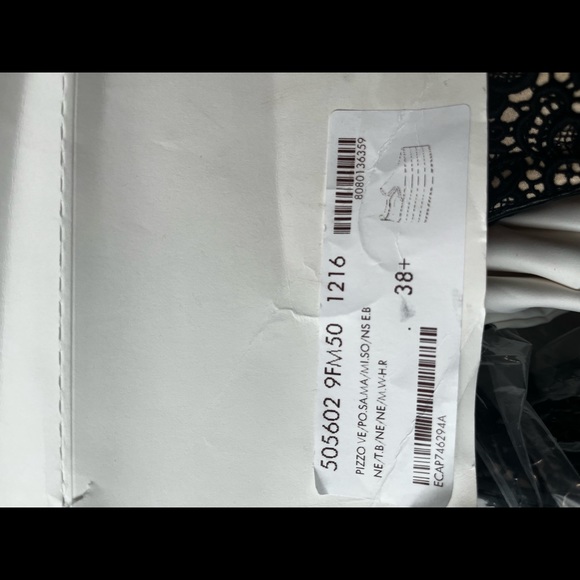 Gucci Black Lace Platform Sneaker - Picture 3 of 8